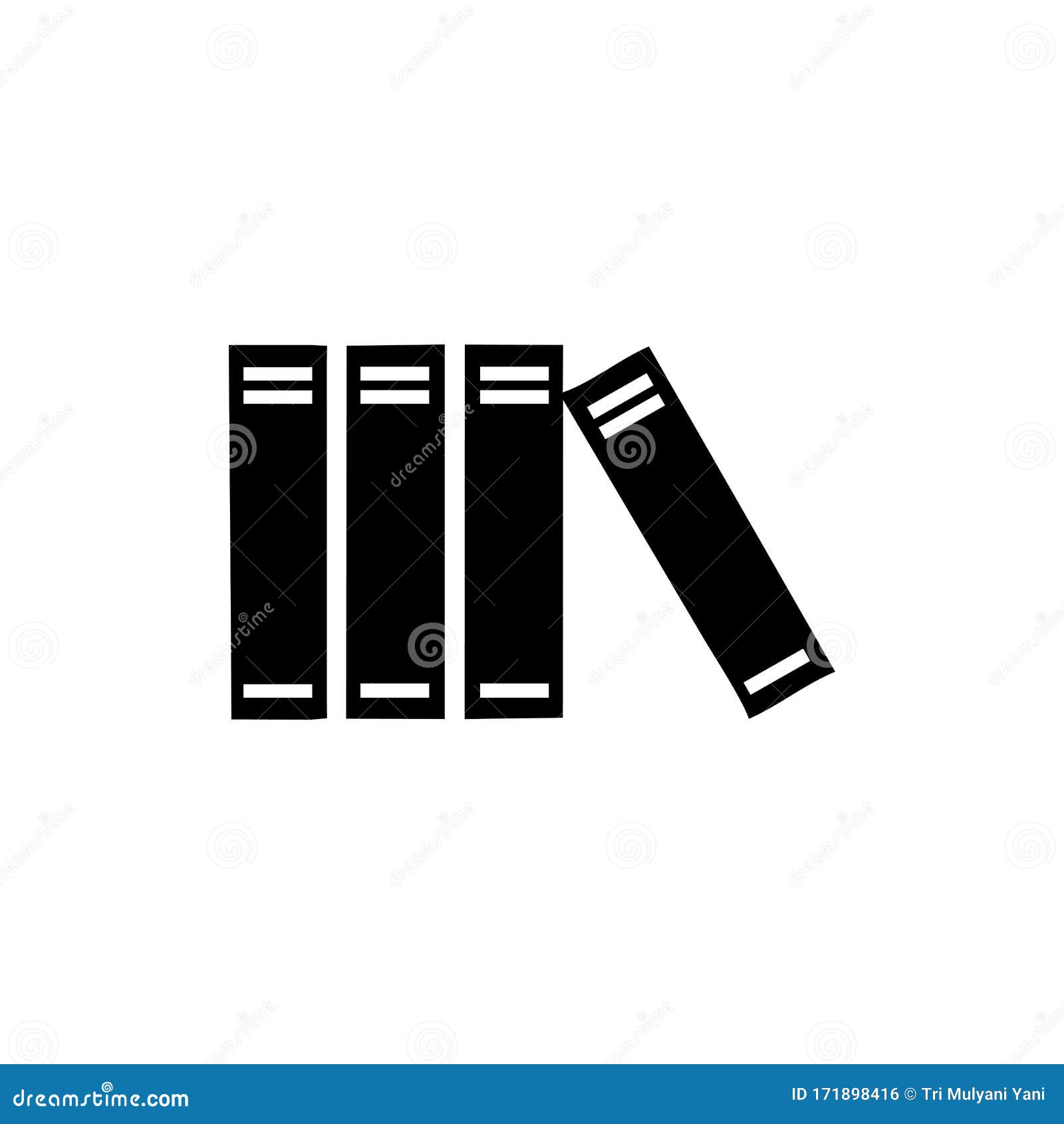 Download Book & Library Icon Vector Design Symbol Stock Vector ...