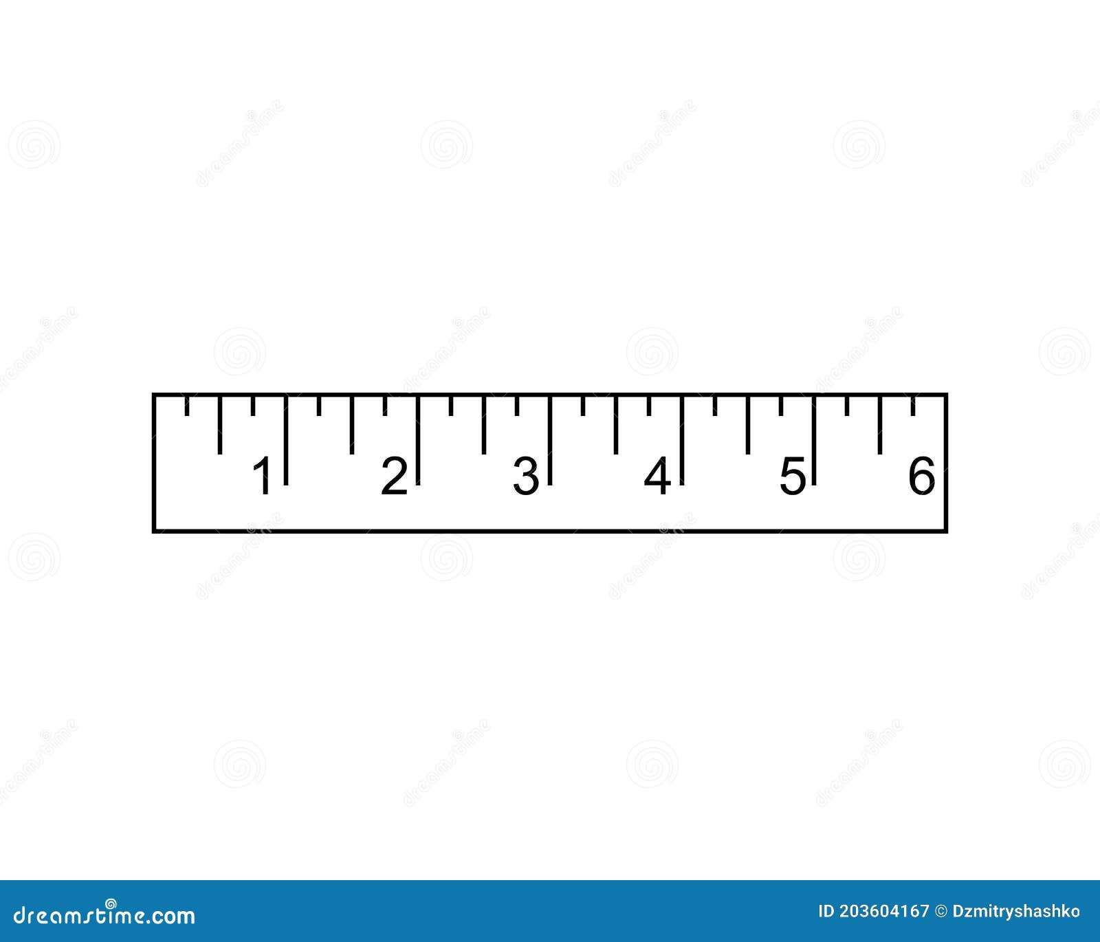 6 Inch Ruler Template Printable 6 Inch Ruler Template Printable