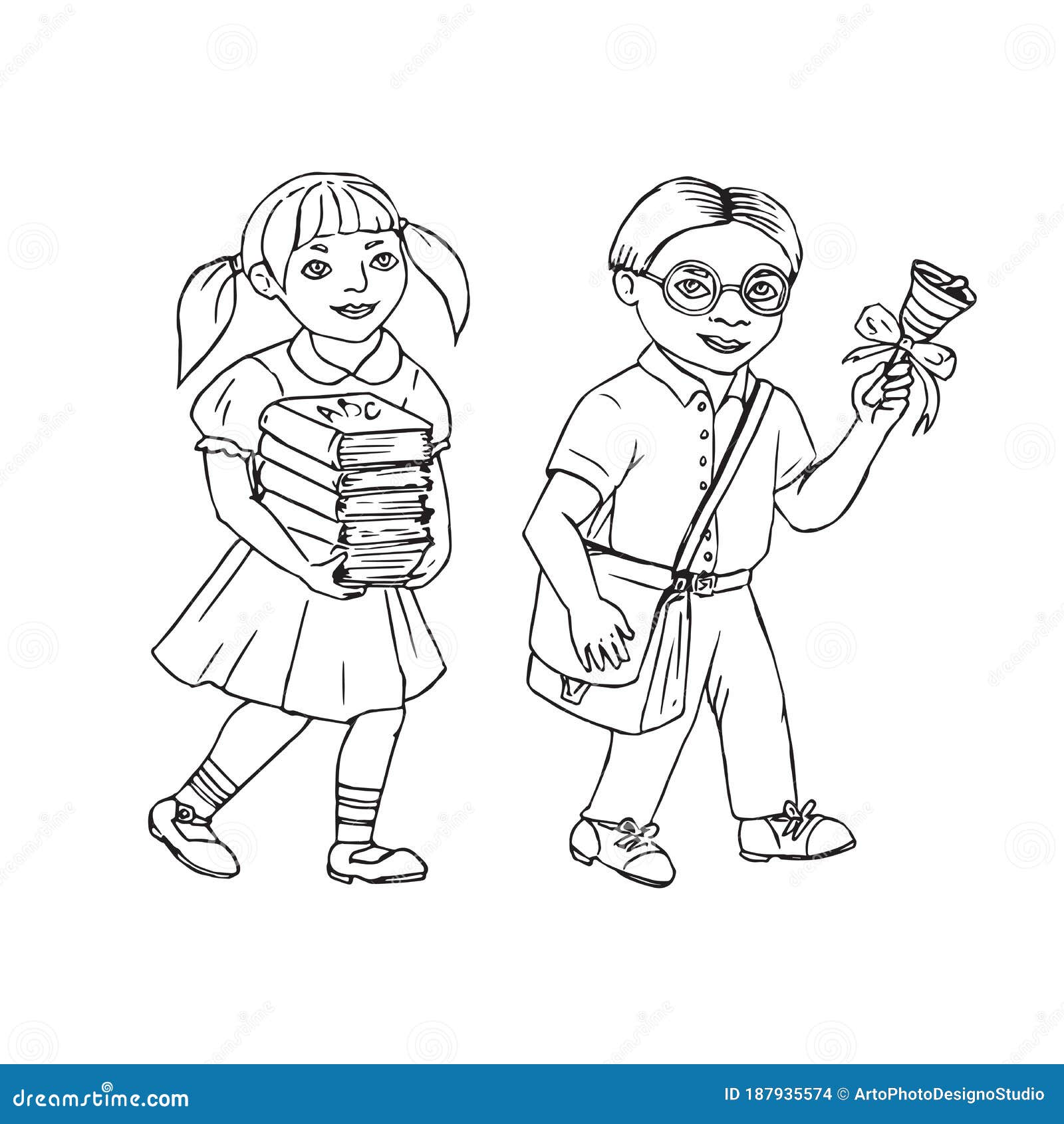 Boy Girl Sketch Stock Illustrations 25 141 Boy Girl Sketch Stock Illustrations Vectors Clipart Dreamstime