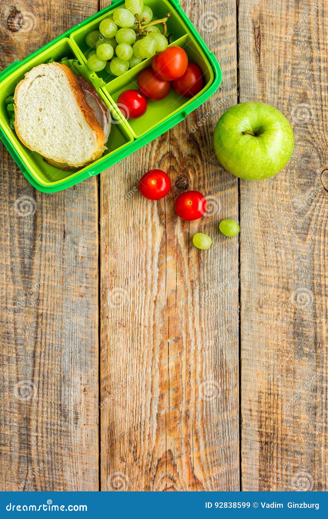 Download School Lunch Set With Apple And Vegetables In Lunchbox ...