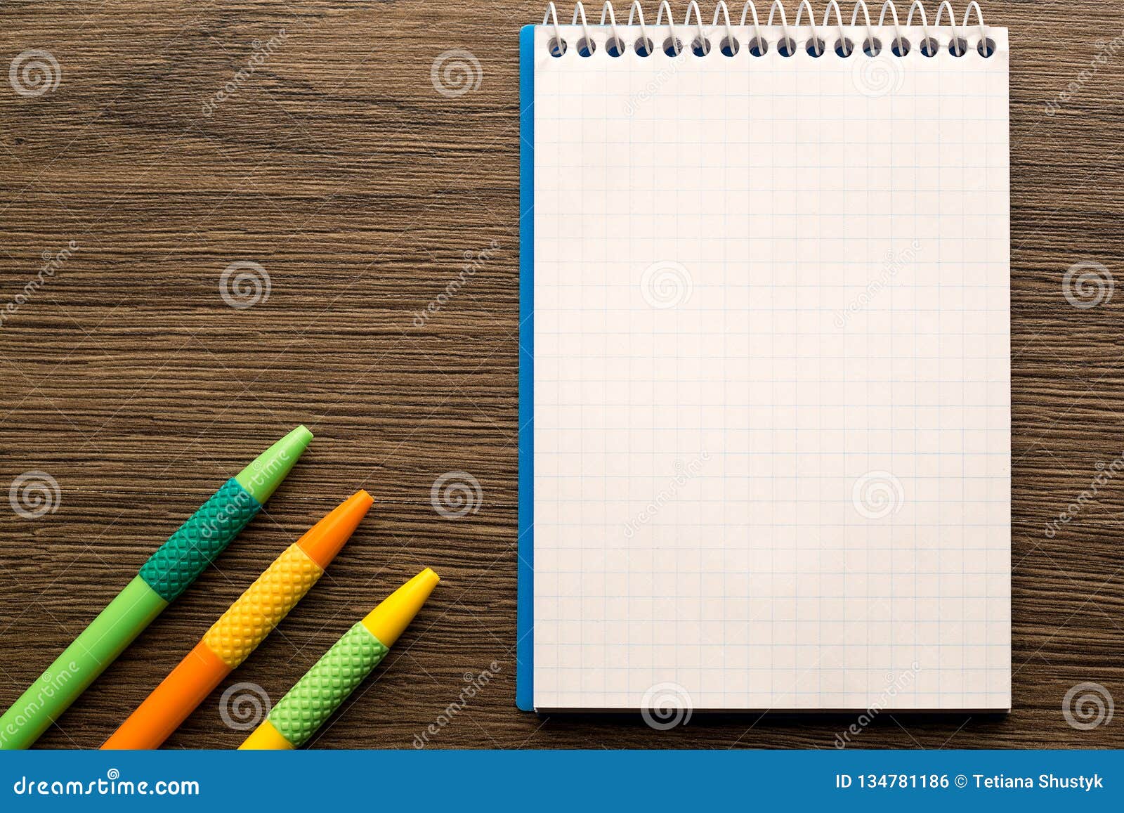 School Notebook and Stationery. Back To School Creative, Abstract
