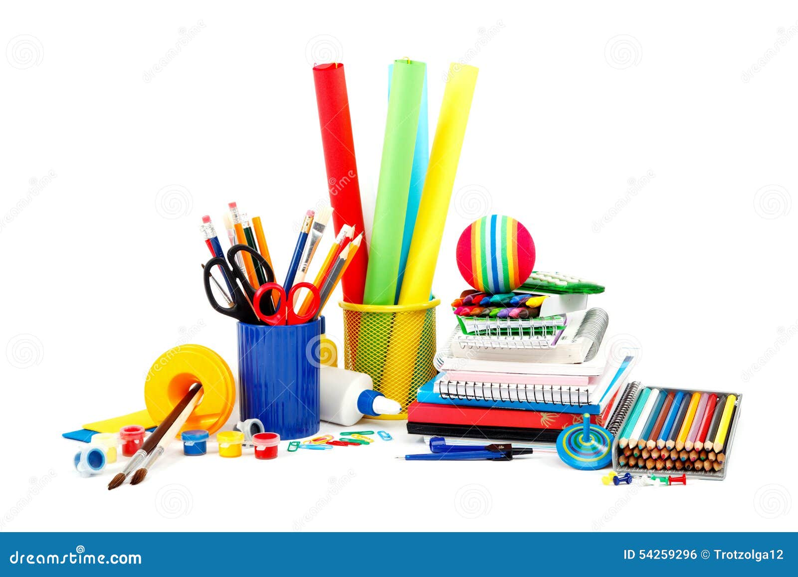 School and Office Supplies. Back To School. Stock Photo Image of