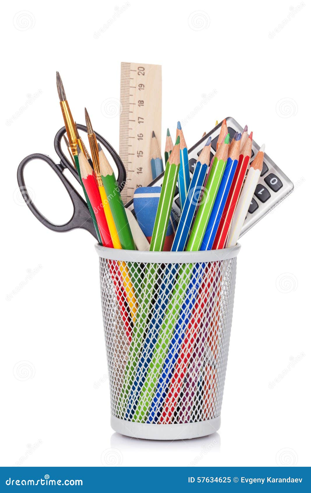 School and office supplies stock image. Image of teach 57634625