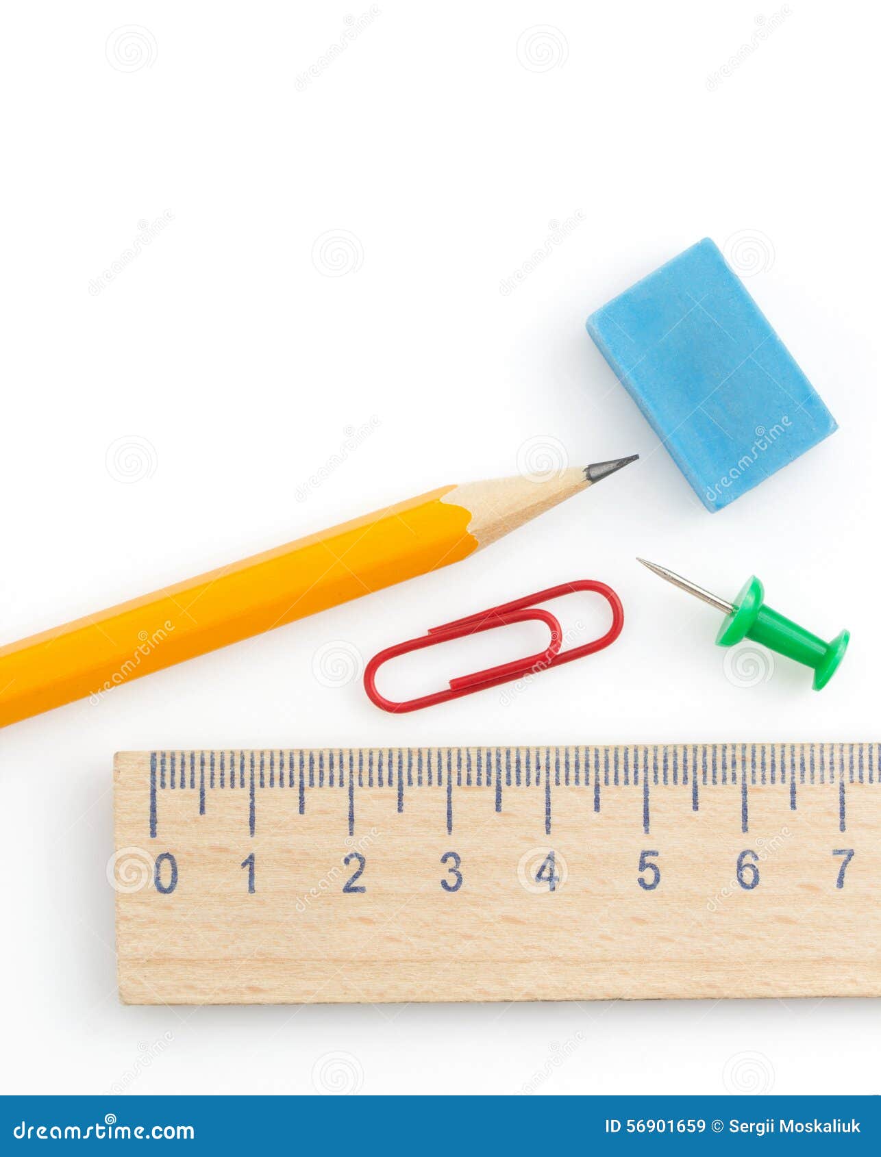 Drafting Supplies White Background Stock Photo 1178198098