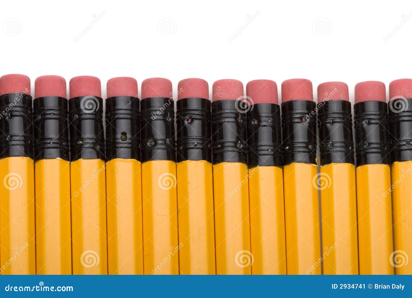 School pencils stock image. Image of rubber, pencils, wooden 2934741
