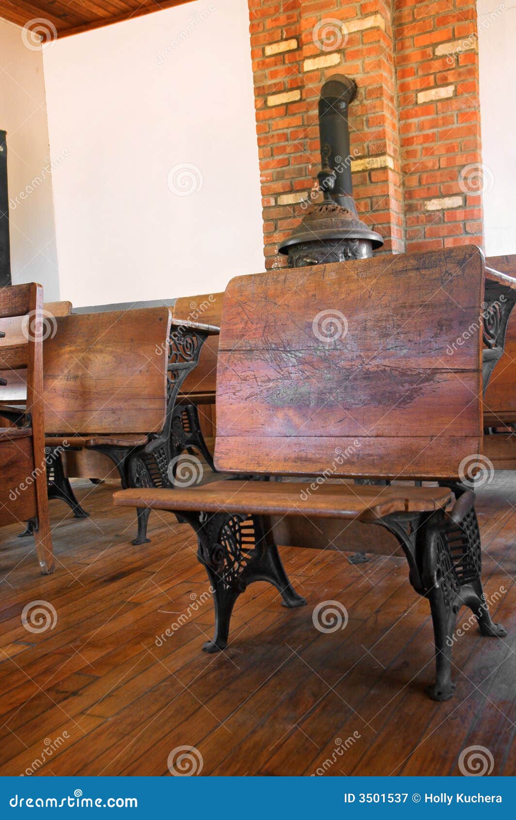 School Room Stock Image Image Of Class Vintage Stove 3501537