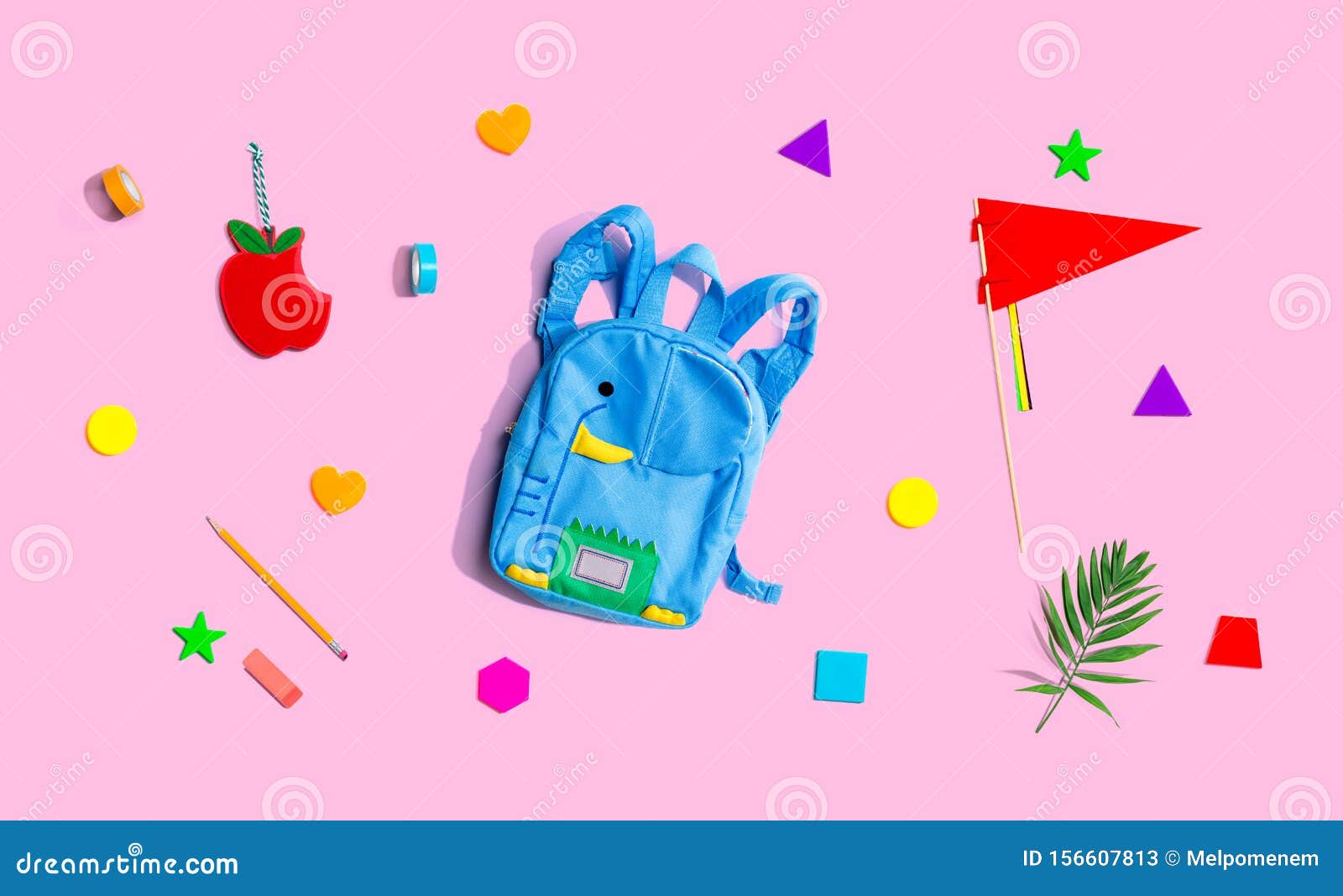 School stationery supplies stock image. Image of simplicity 156607813