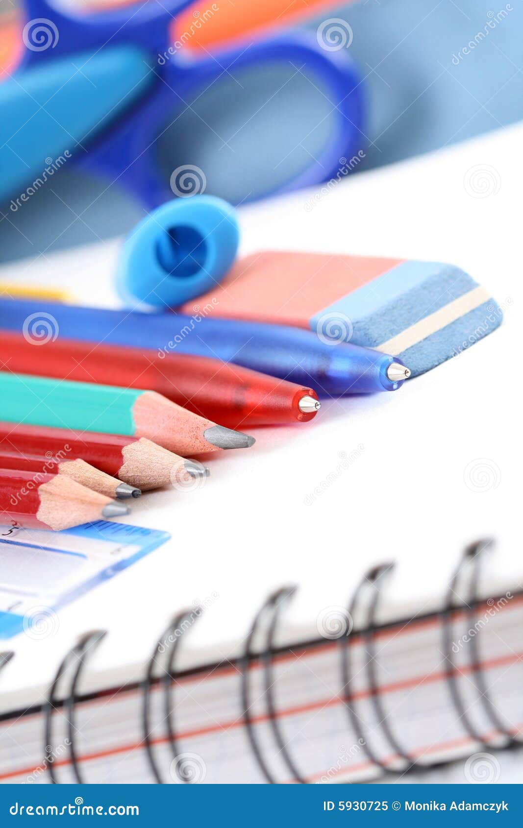 School supplies stock image. Image of craft, preschool 5930725