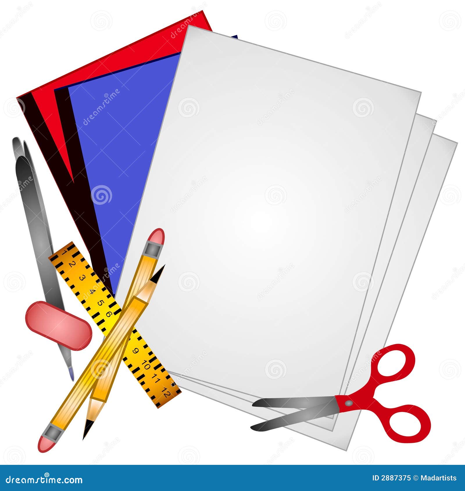 Image result for clip art school supplies