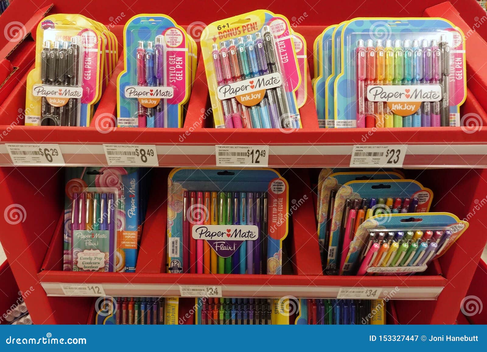 School Supplies At A Local Retail Store Editorial Photography
