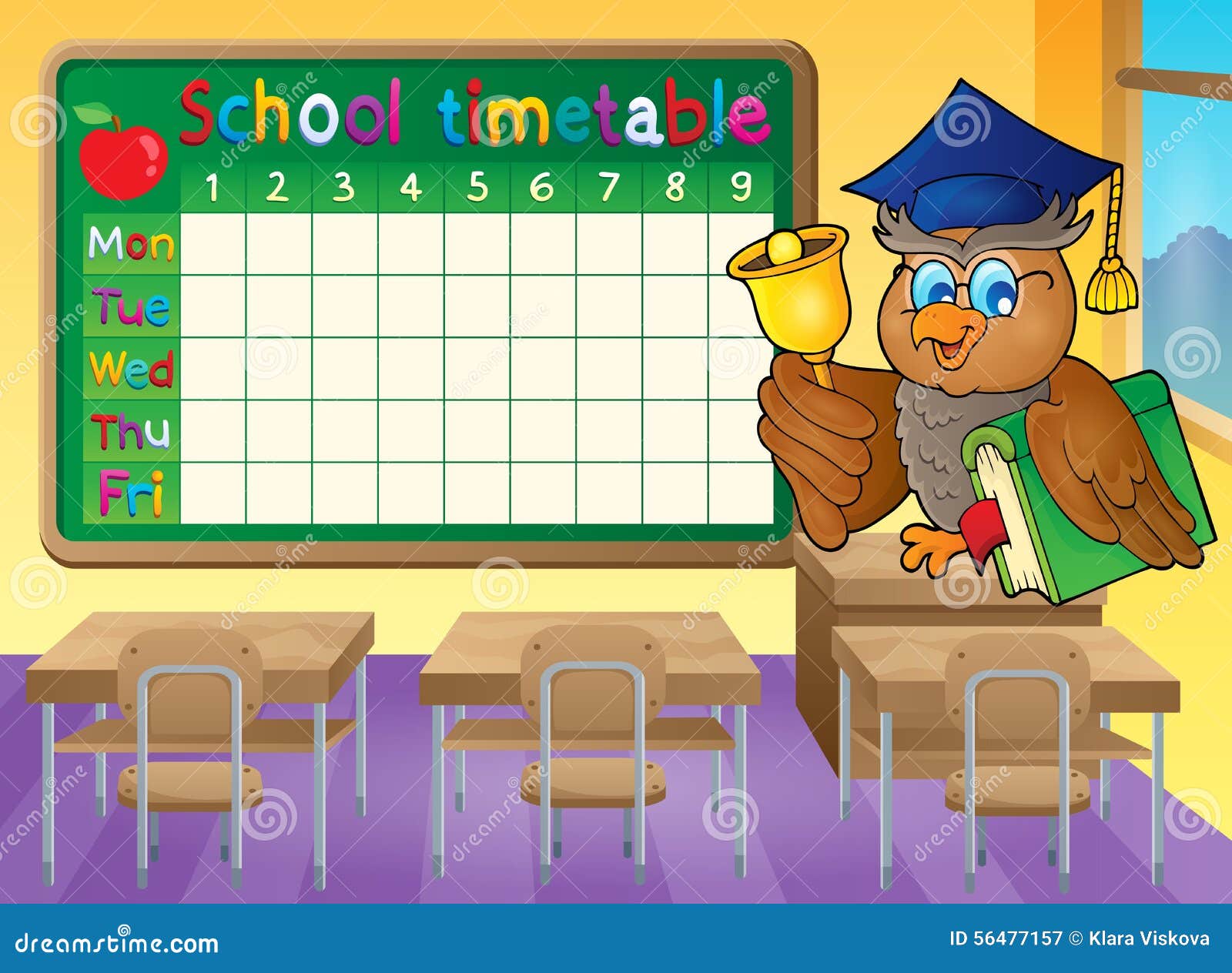 Time Table Chart For Classroom