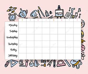 Timetable Chart For Class Student Profile Chart Wingrewa