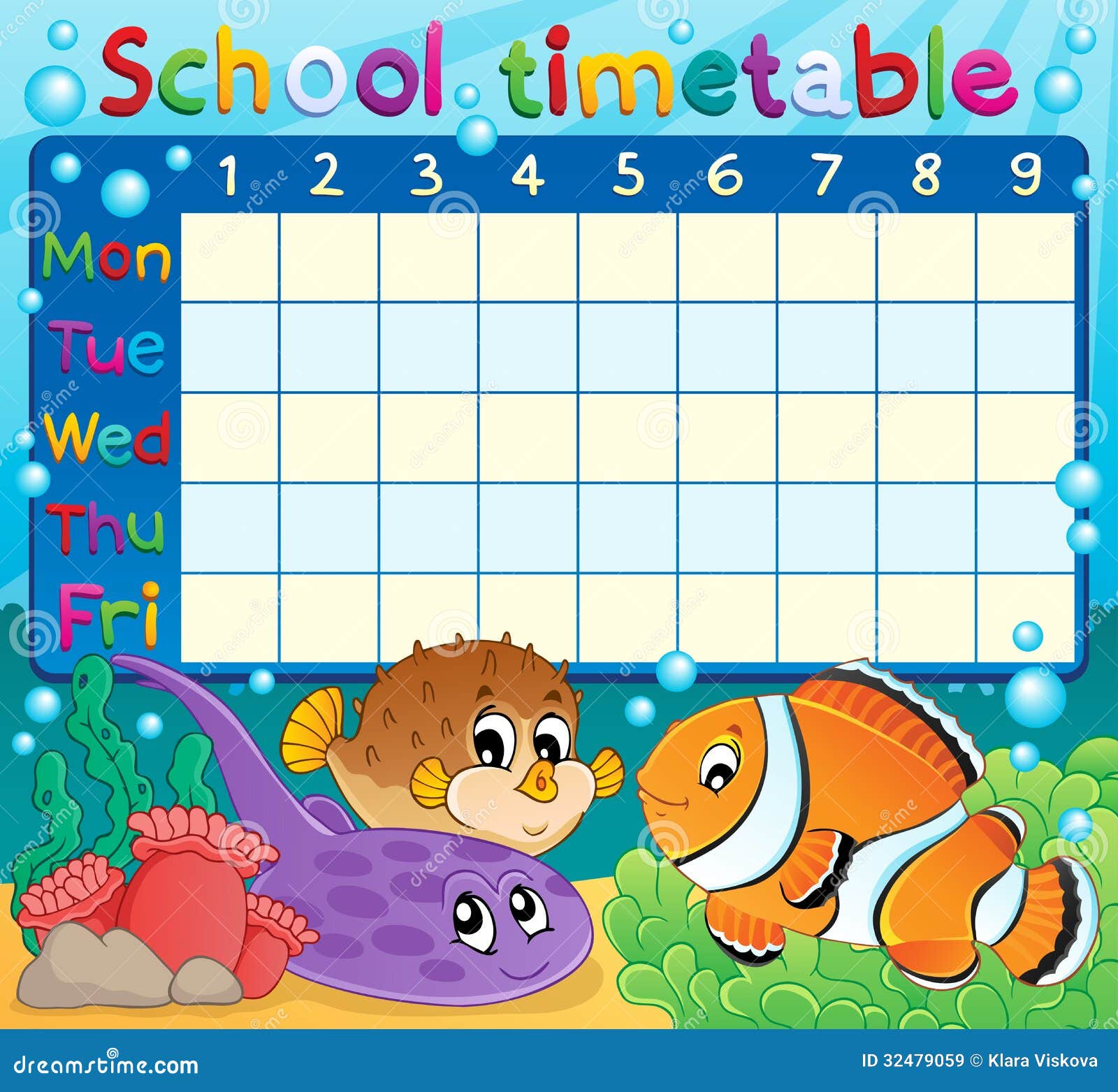 Timetable Chart Images