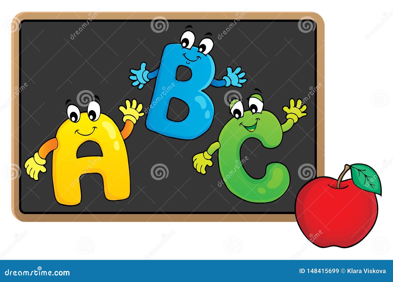 Schoolboard topic  image 7 stock vector  Illustration of 