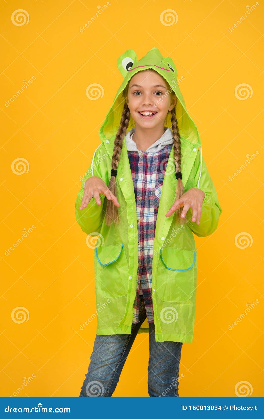 Toddler Kids Boy Girl Kawaii Raincoat Cute Ladybug Frog Rainproof Jacket with Hood Spring Fall School Oufits 