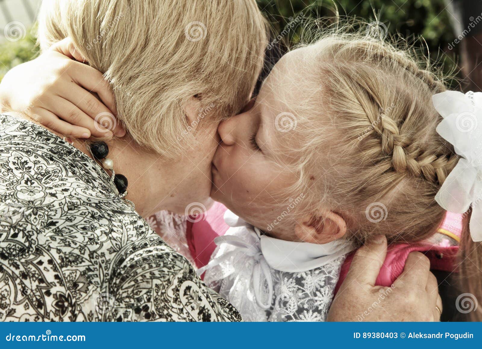 Schoolgirl Kissing