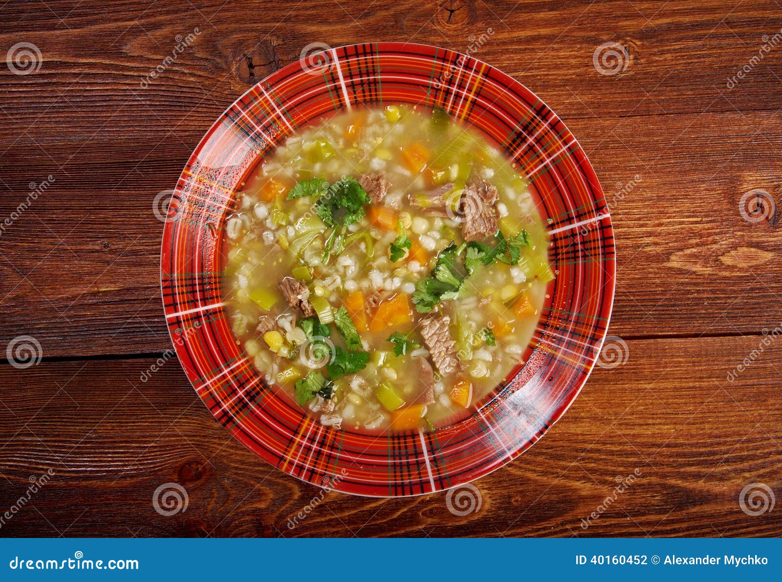 Schotse Bouillonsoep stock foto. Image of bouillon, wortelen 40160452