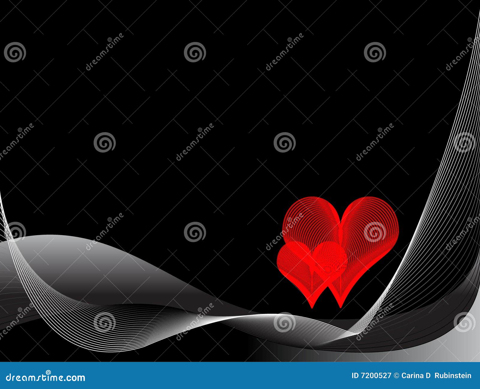 Schwarzer liebeshintergrund
