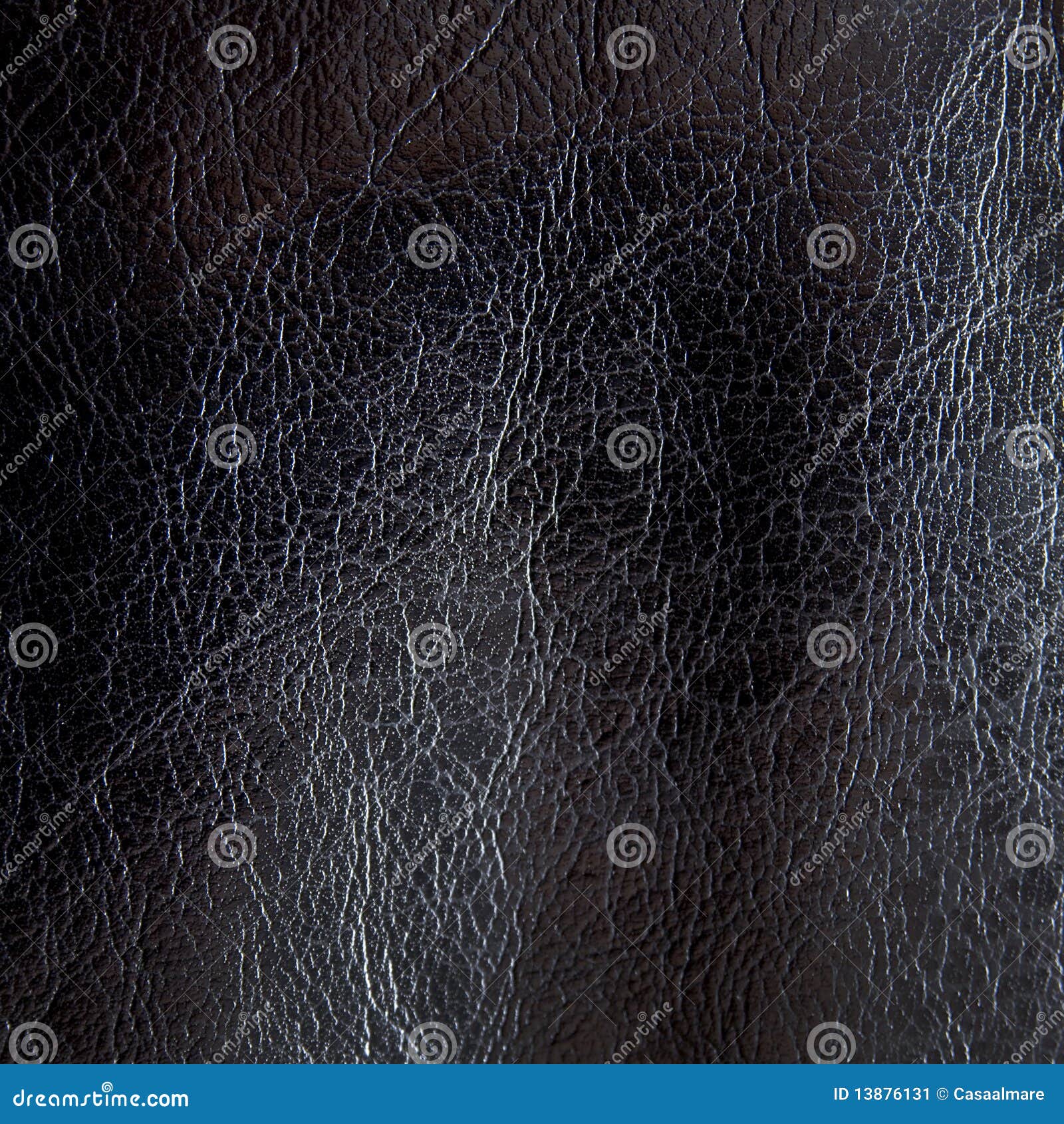 Schwarzes Leder