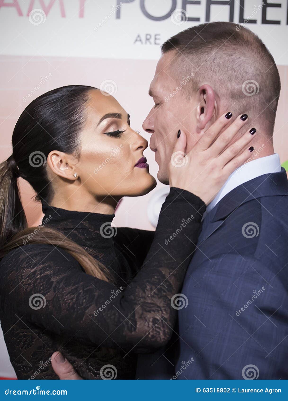 Schwelen Nikki Bella Und John Cena Redaktionelles Stockfotografie Bild Von Merkmal Curvy 63518802