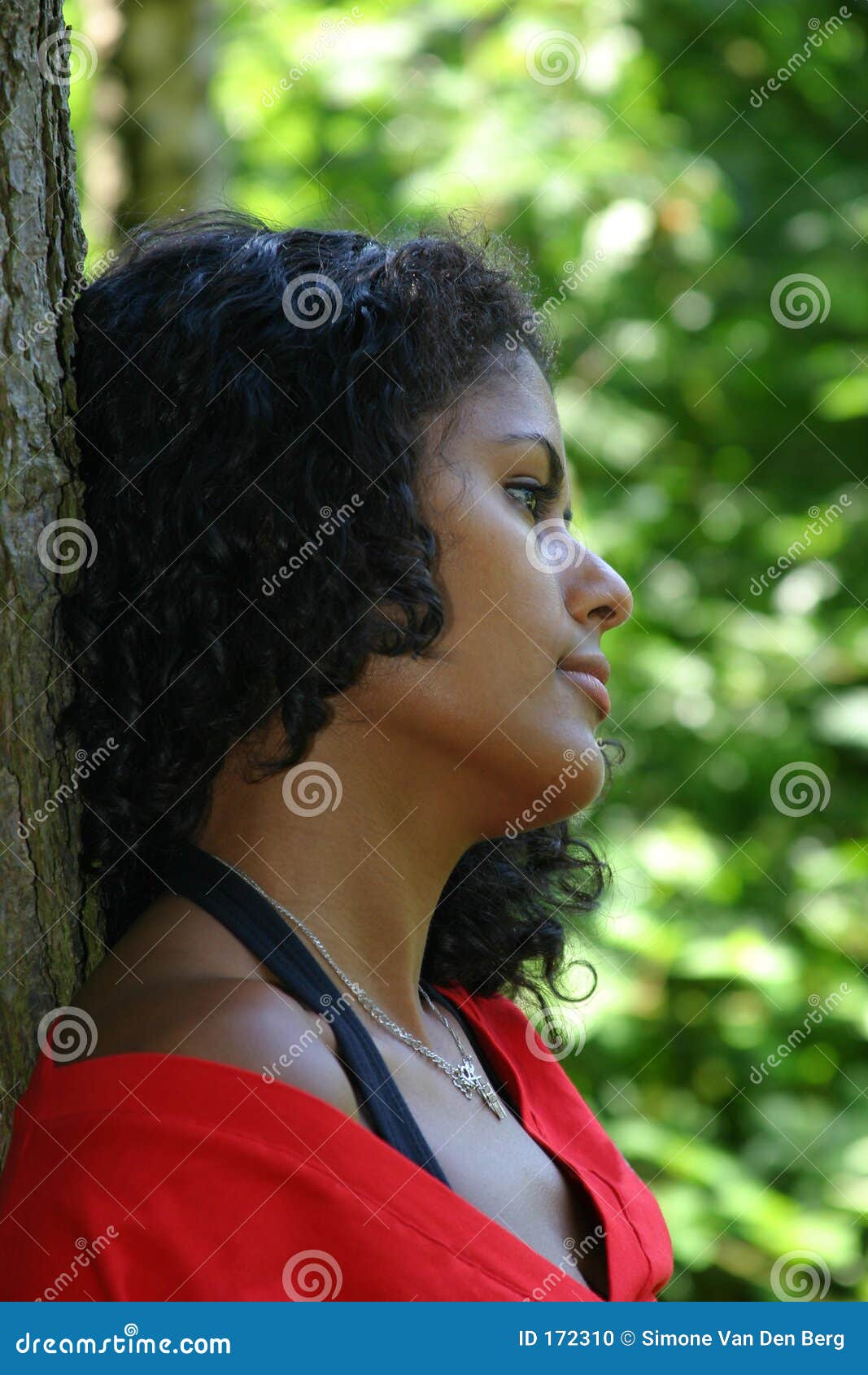 Schöne brasilianische Frau stockfoto. Bild von schön, lockig 172310