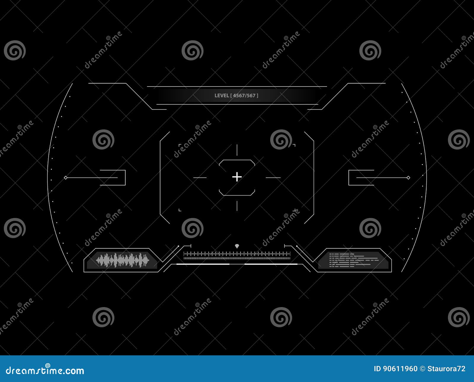 Sci Fi Futuristic Interface Viewfinder Hud User Interface