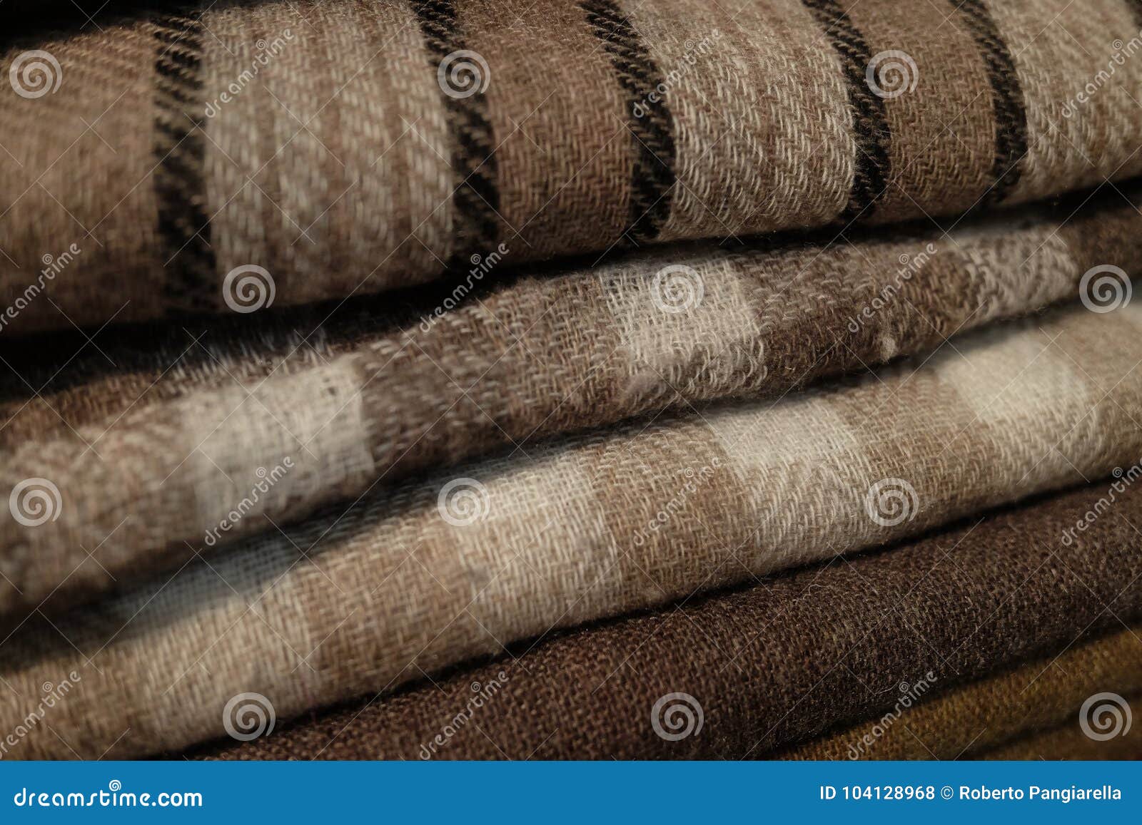 Sciarpe Del Cashmere Dell'Himalaya Fotografia Stock - Immagine di ...