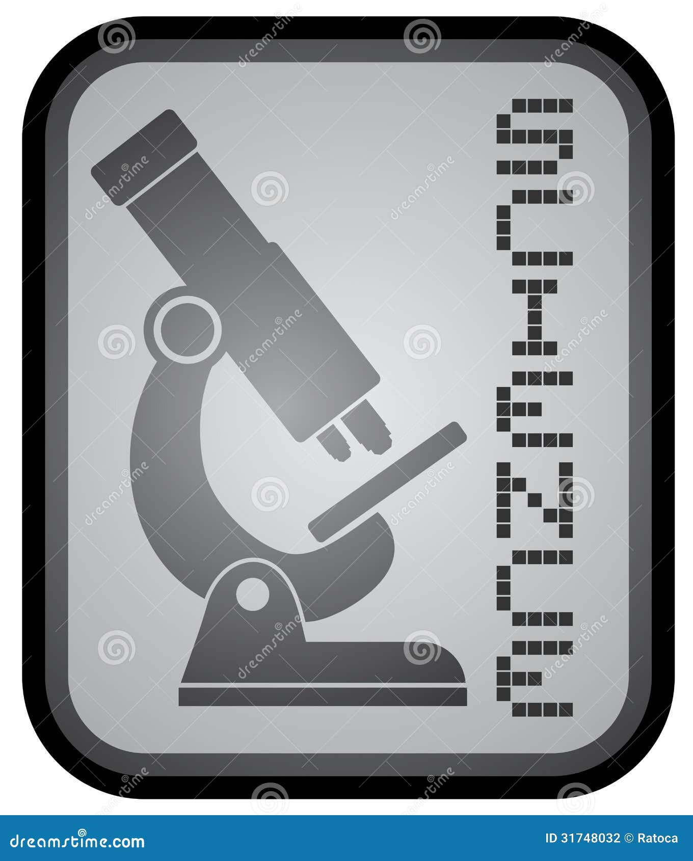 Science emblem stock vector. Illustration of laboratory 31748032