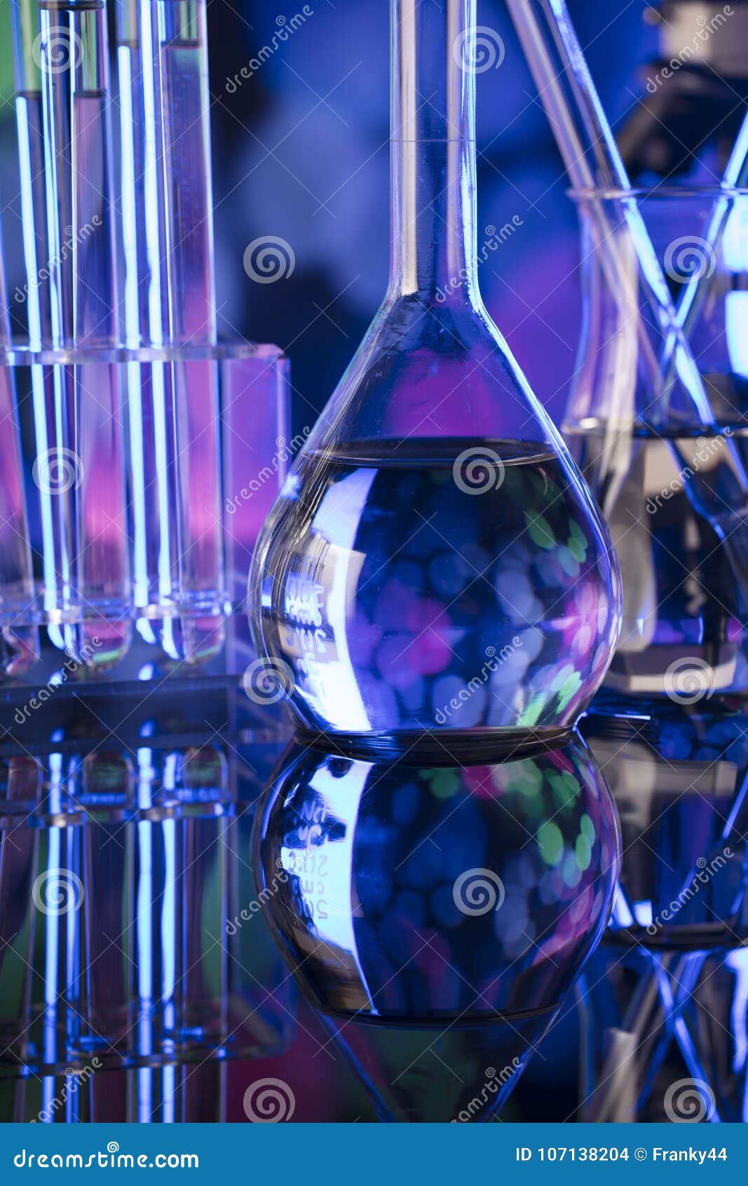 Science Experiment Concept Background - Laboratory. Stock Photo - Image ...