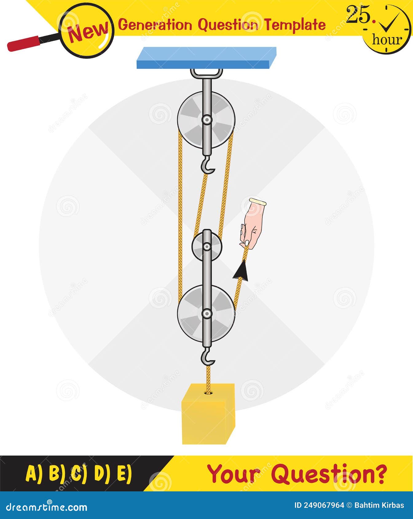 Science Experiments on Force and Motion with Pulley, Simple Machines