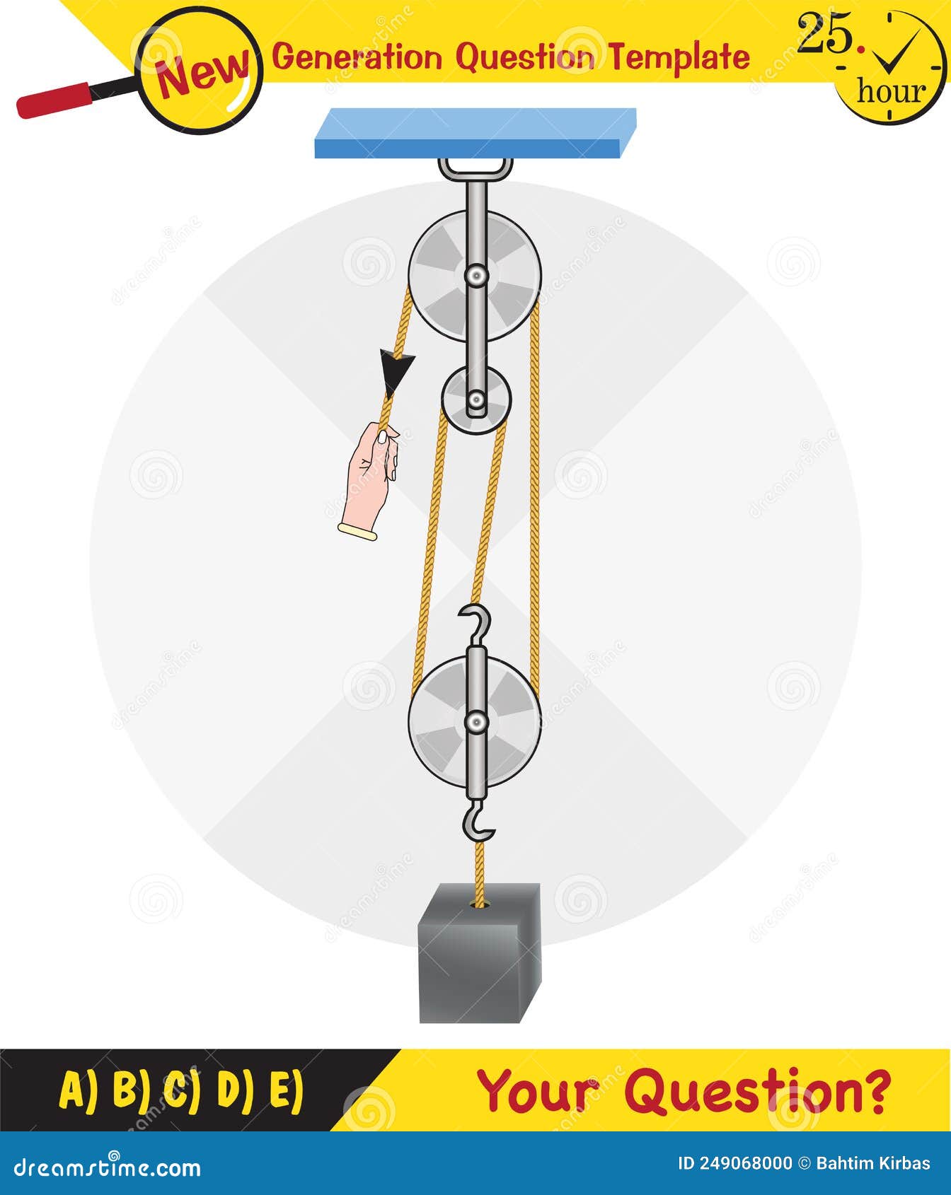 Science Experiments on Force and Motion with Pulley, Simple Machines, Springs, Pulleys, Gears