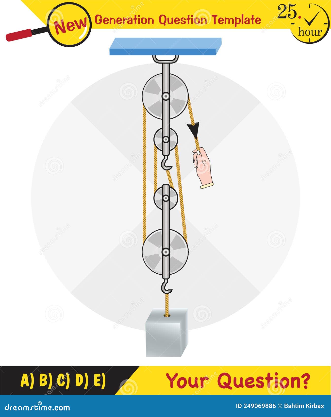 Science Experiments on Force and Motion with Pulley, Simple Machines