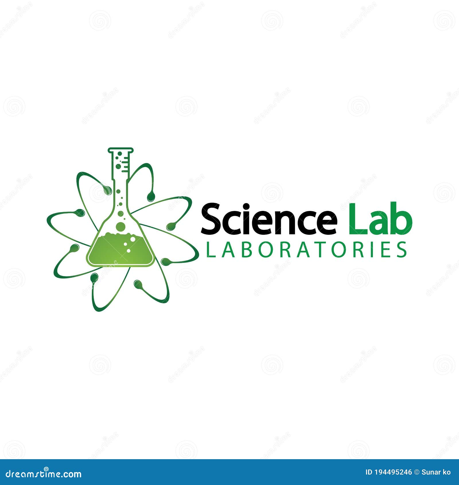 Science Lab Logo.Laboratory Tube Logo Template Design Vector, Emblem ...