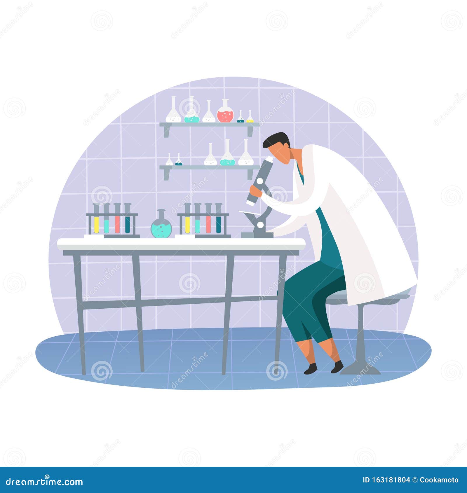 Science Lab Cartoon - Lab Experiments Hd Wallpaper | Liferisife