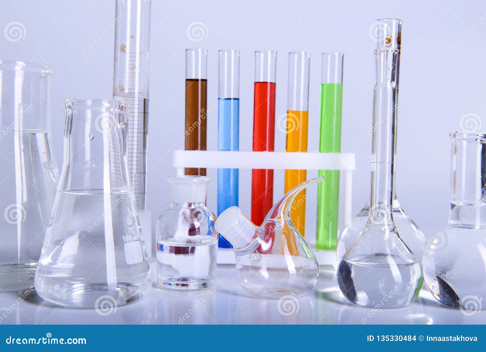 Science Laboratory Research and Equipment Chemistry Experiment Stock