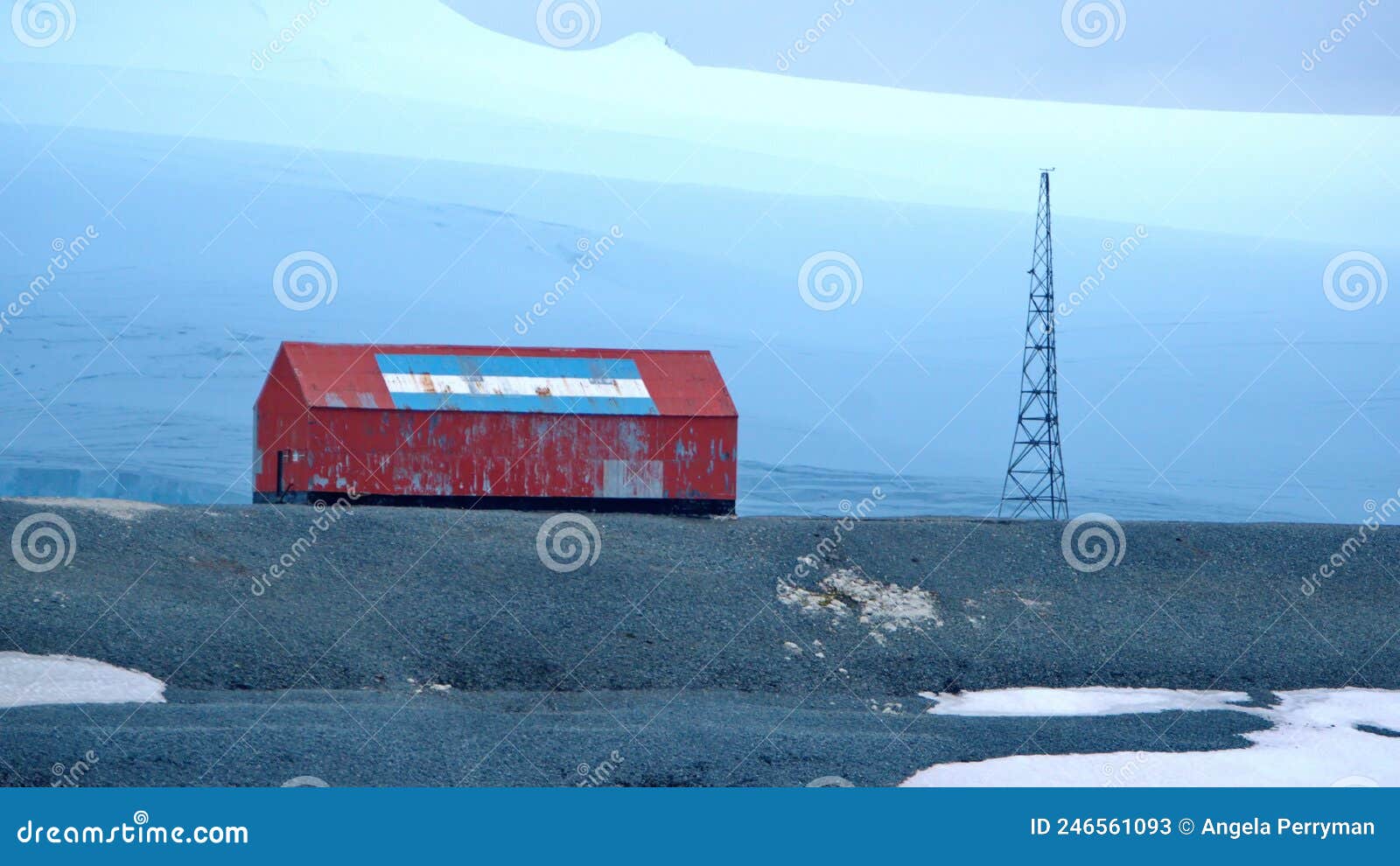 Science Station in Antarctica Stock Image Image of argentina