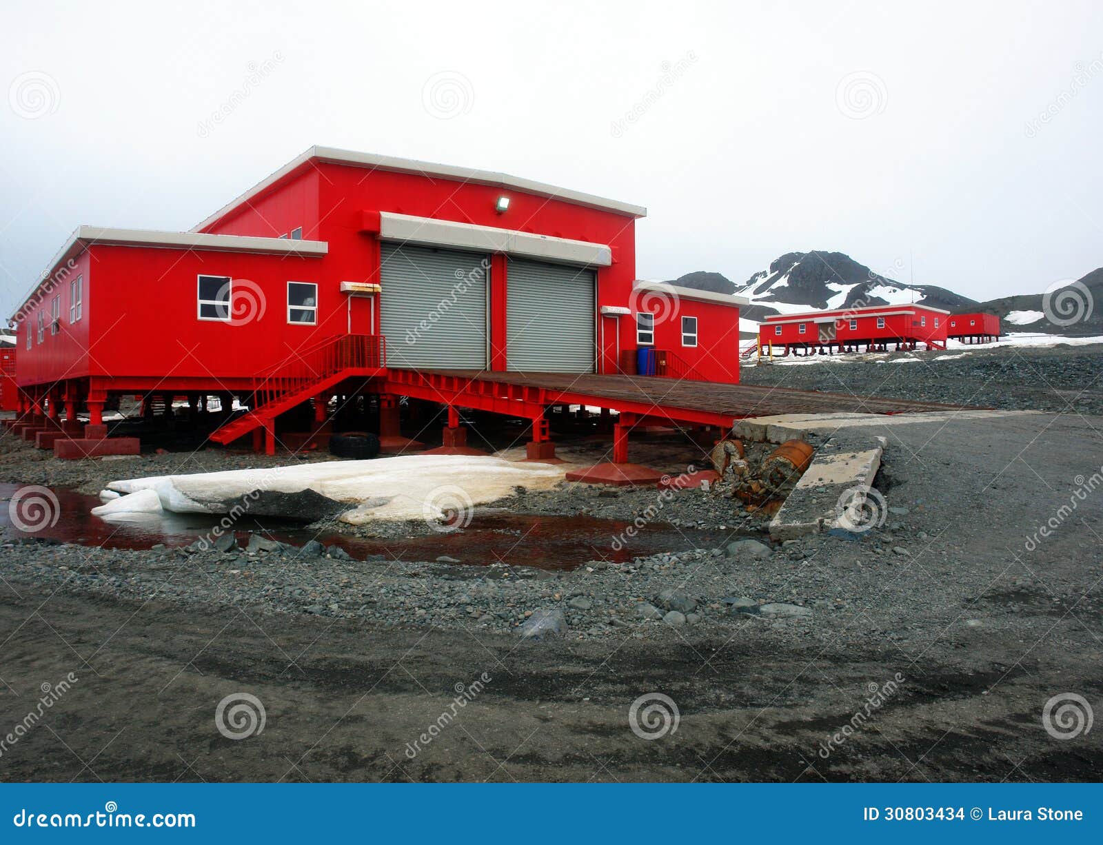 Science Station Antarctica stock photo. Image of station 30803434