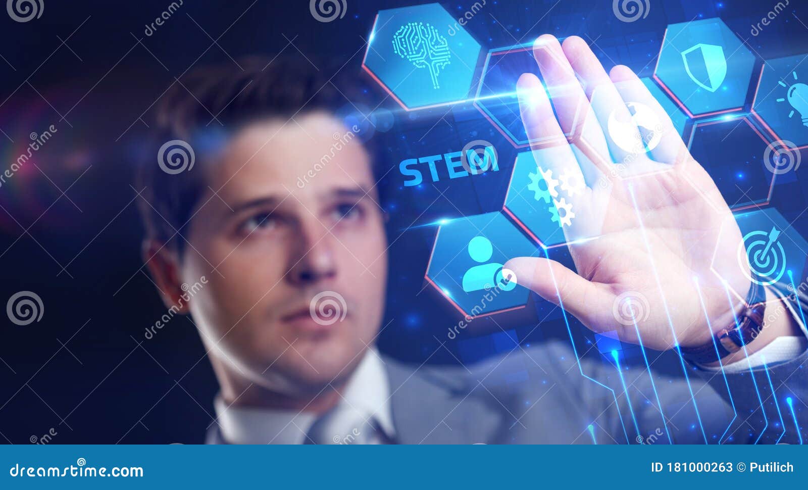 Science, Technology, Engineering and Math. STEM Concept Stock