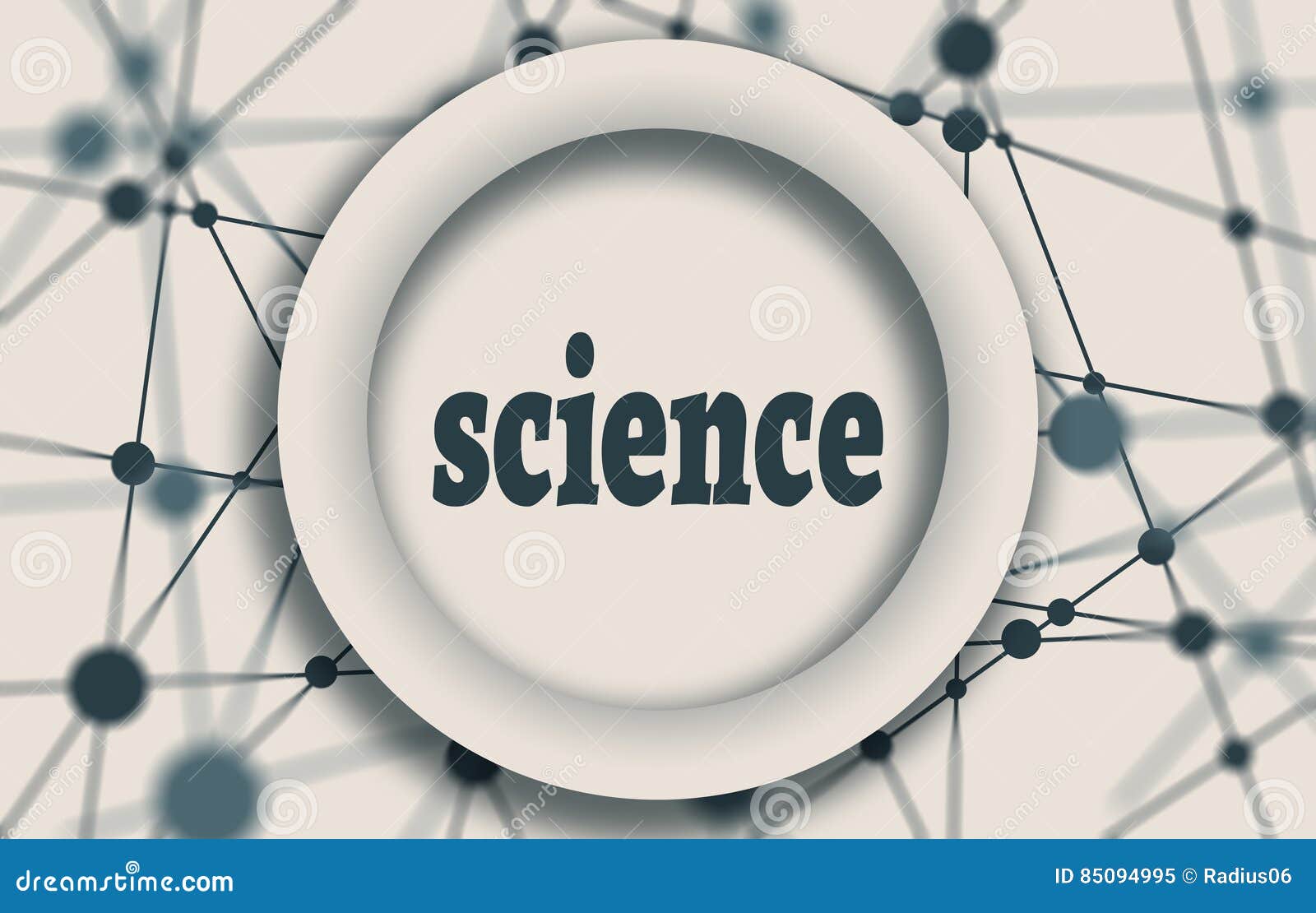 Science Word in Round Button Stock Illustration - Illustration of Pertaining To Button Template For Word