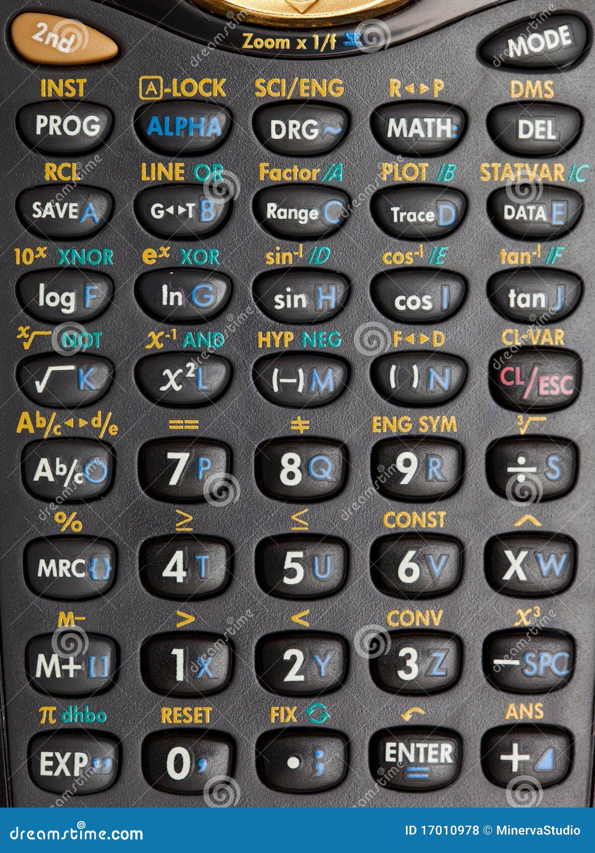 Scientific Calculator Background Stock Photo - Image of object, button:  17010978
