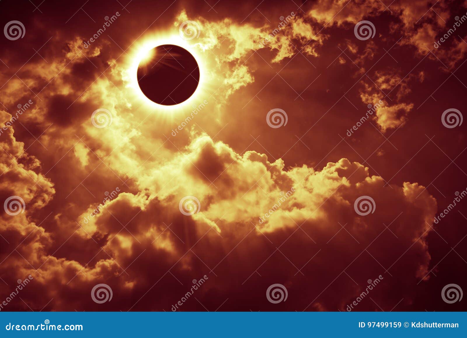 scientific natural phenomenon. total solar eclipse with diamond