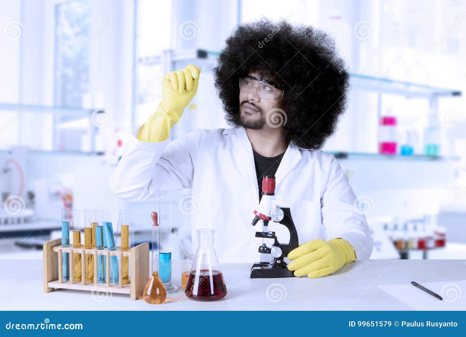 Scientific Researcher Looking At Microscope Slide Stock Image Image Scientific Researcher Looking At Microscope Slide Stock Image Image