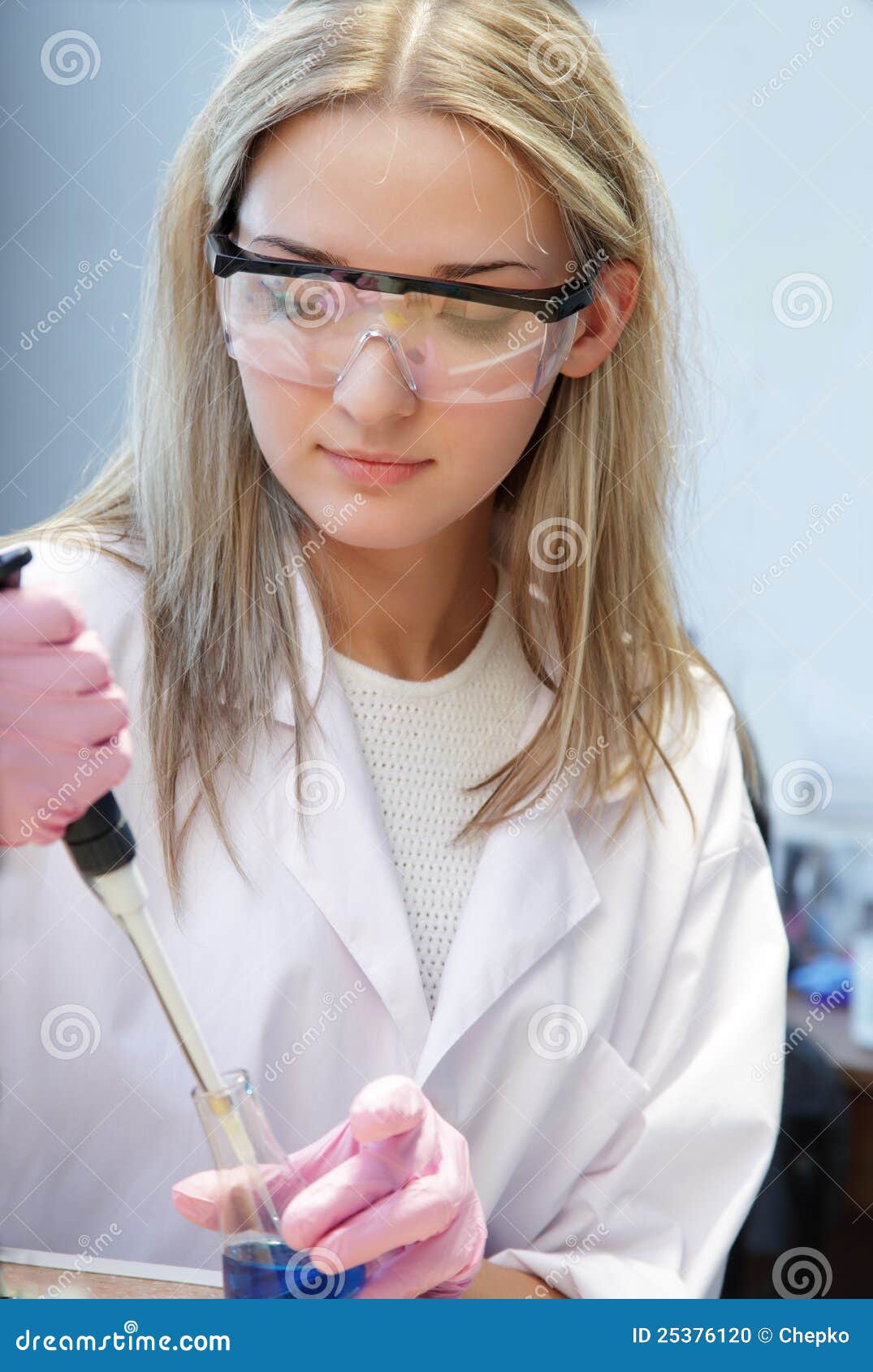 Scientist in Chemical Laboratory Stock Photo Image of chemistry