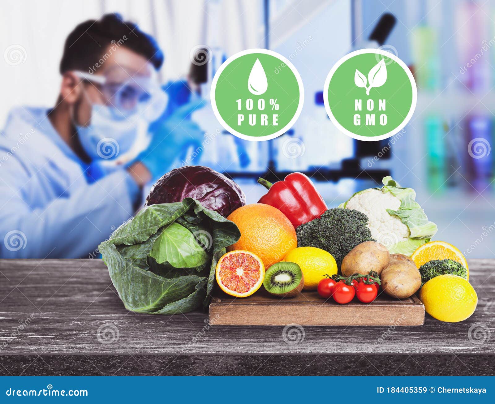 Scientist Inspecting Products. Food Quality Control Stock Image Image