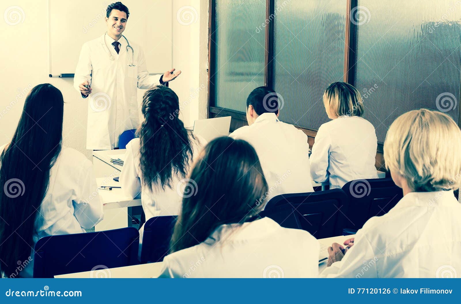 Scientists at Training Courses Stock Photo Image of education