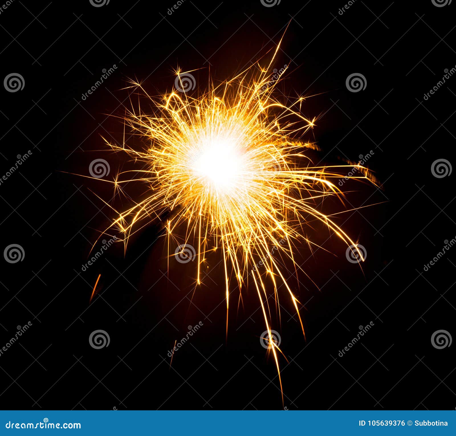 Scintille Luminose Sul Primo Piano Nero Profondo Del Fondo Fotografia Stock  - Immagine di evento, fiamma: 105639376