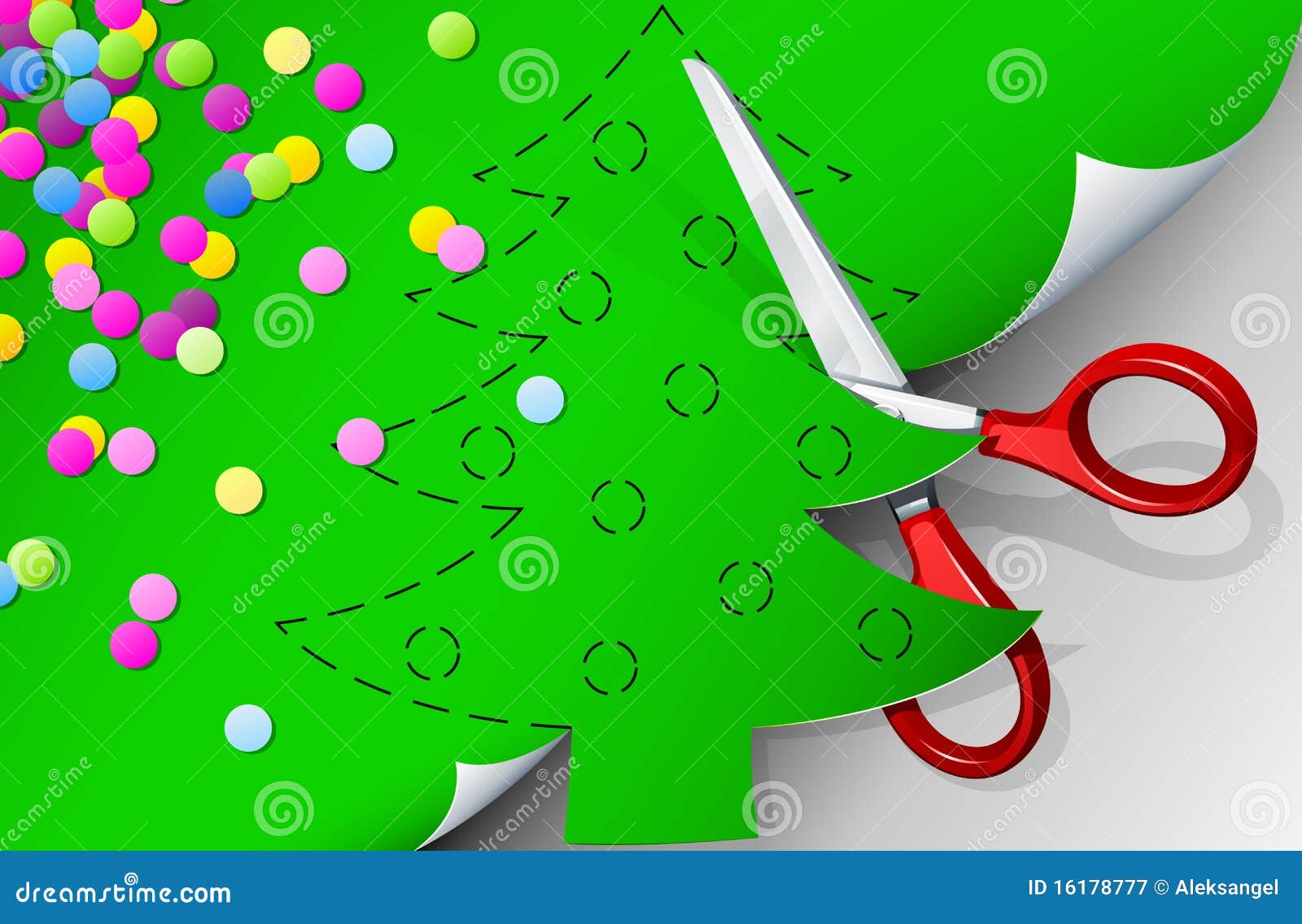 Scissors Christmas Tree Stock Illustrations – 586 Scissors Christmas Tree  Stock Illustrations, Vectors & Clipart - Dreamstime
