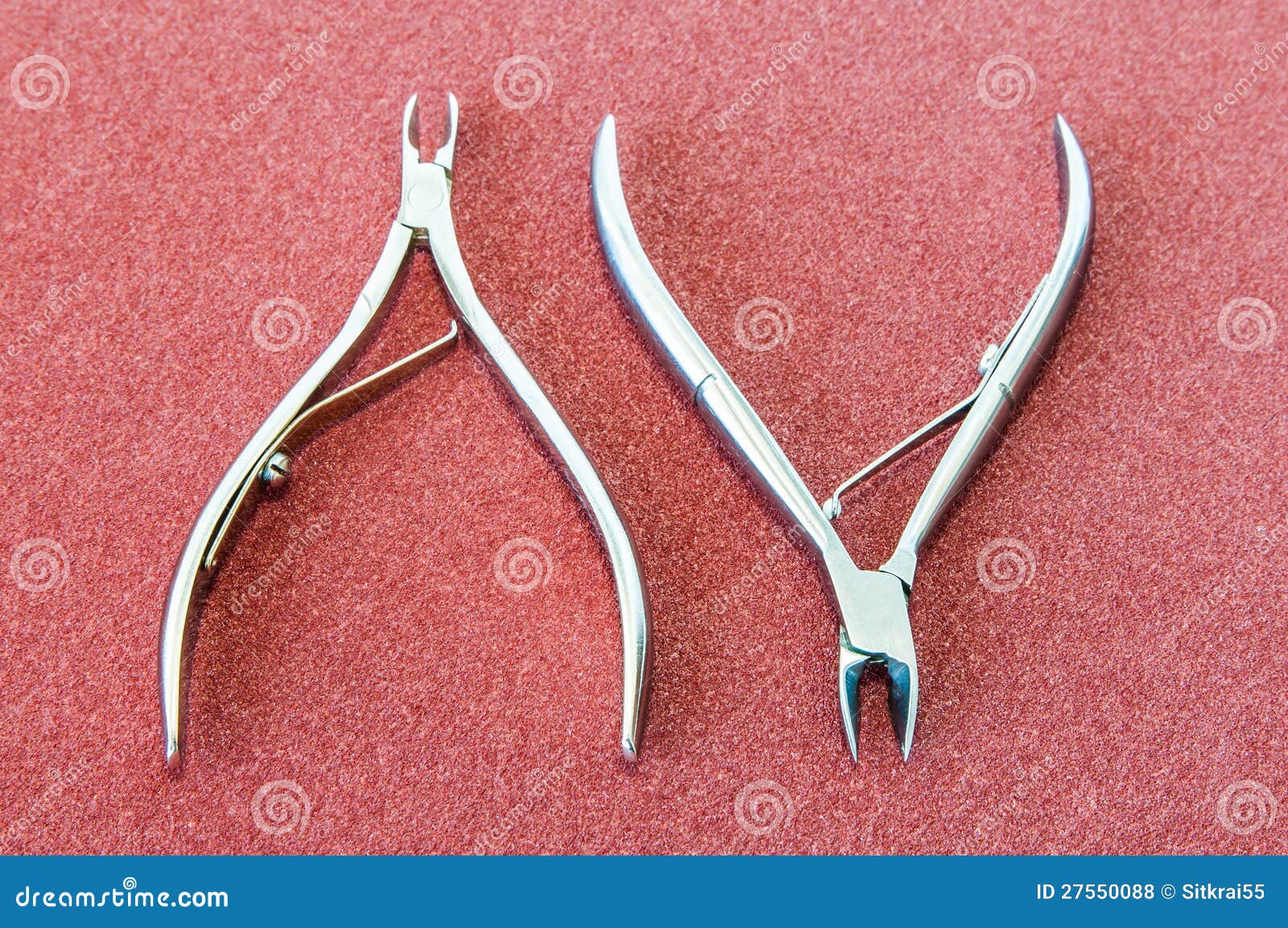 Scissors cut the skin stock photo. Image of female, elegance 27550088