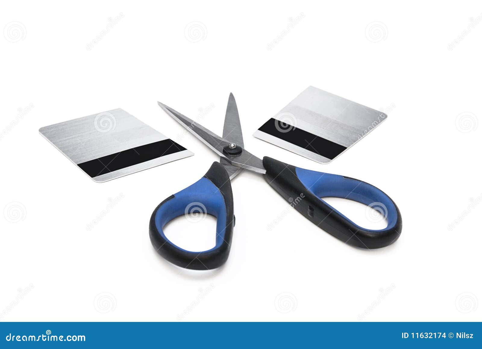 Scissors Cutting Credit Card Stock Photo Image of bill, cutting 11632174