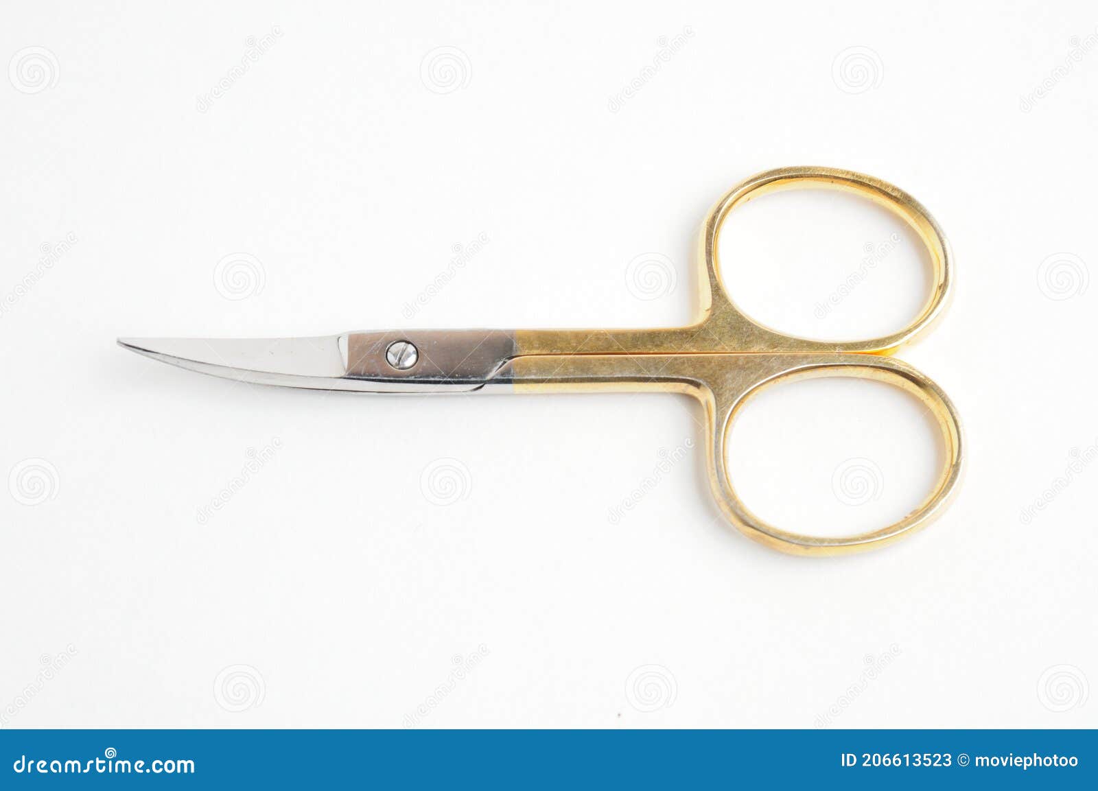 Scissors for Cutting Nails on Background Stock Image Image of